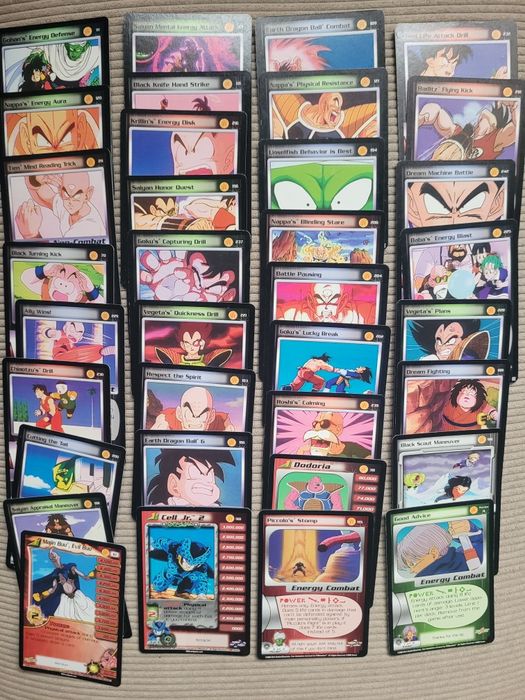 Karty Dragon Ball CCG SCORE rare, promo, postacie.