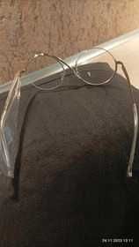 Okulary/oprawki okrągłe S niebieskie szkla do komputera