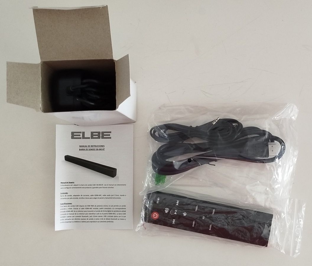 Soundbar Elbe SB-040-BT Bluetooh 40W Preta