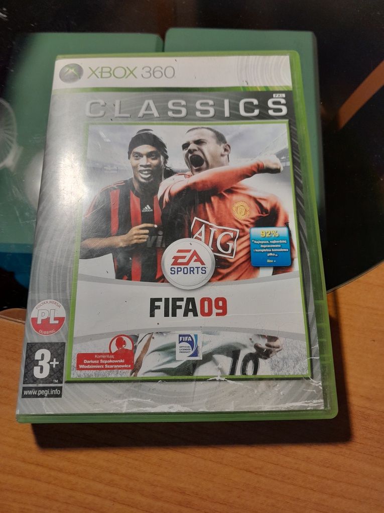 Fifa 09 Wersja polska. Stan BD.X box 360
