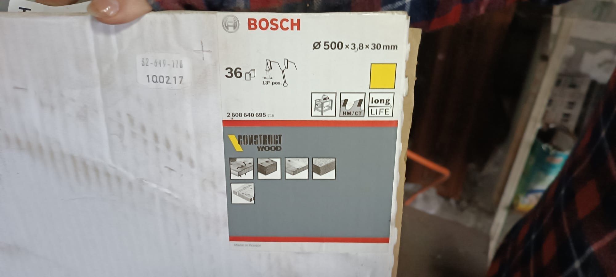 Piła tarczowa widiowa Bosch 500x3.8x30mm nowa
