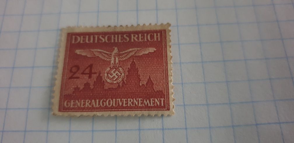 Znaczek pocztowy Deutsches Reich Generalgouvernement 24