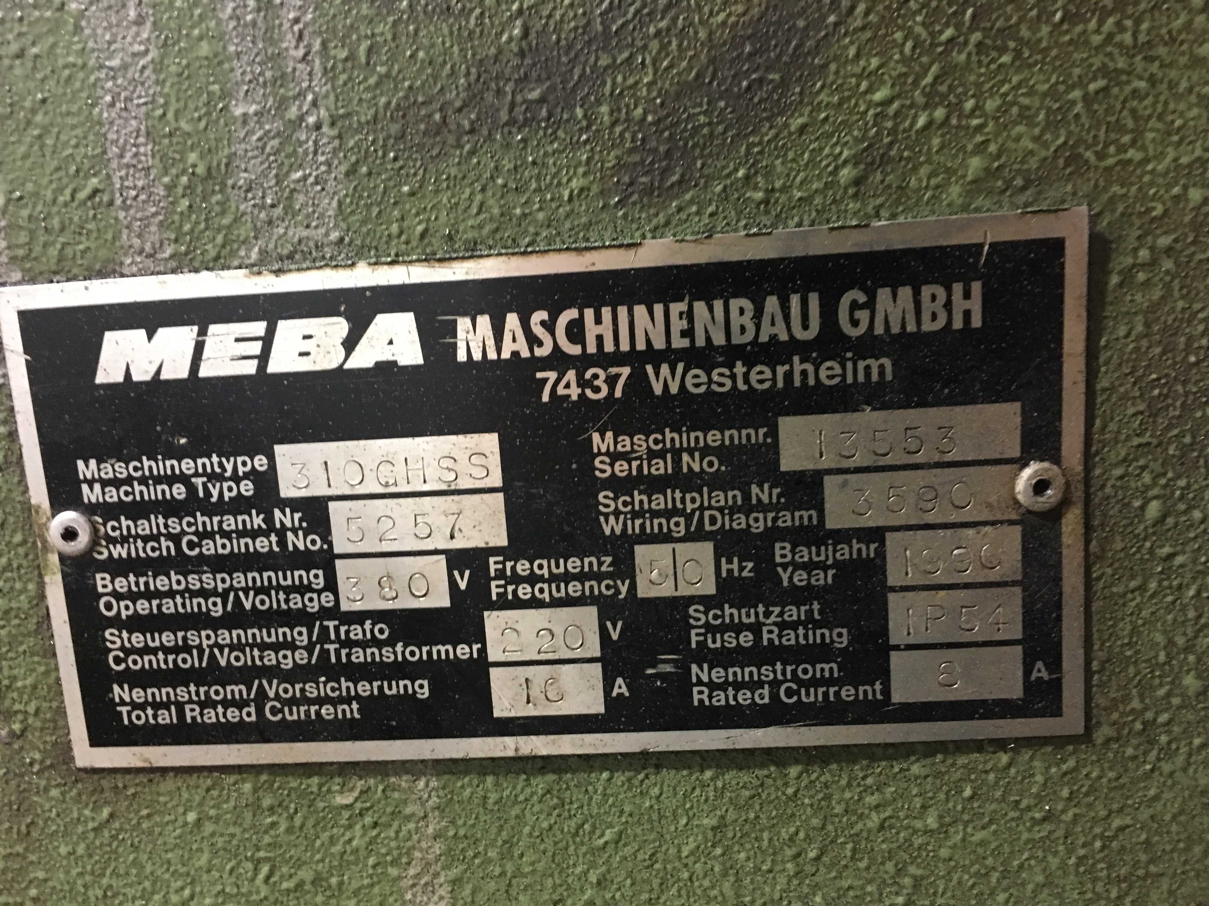Przecinarka taśmowa MEBA 270G skrętna
