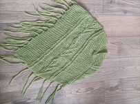 Sweter/ponczo zielony