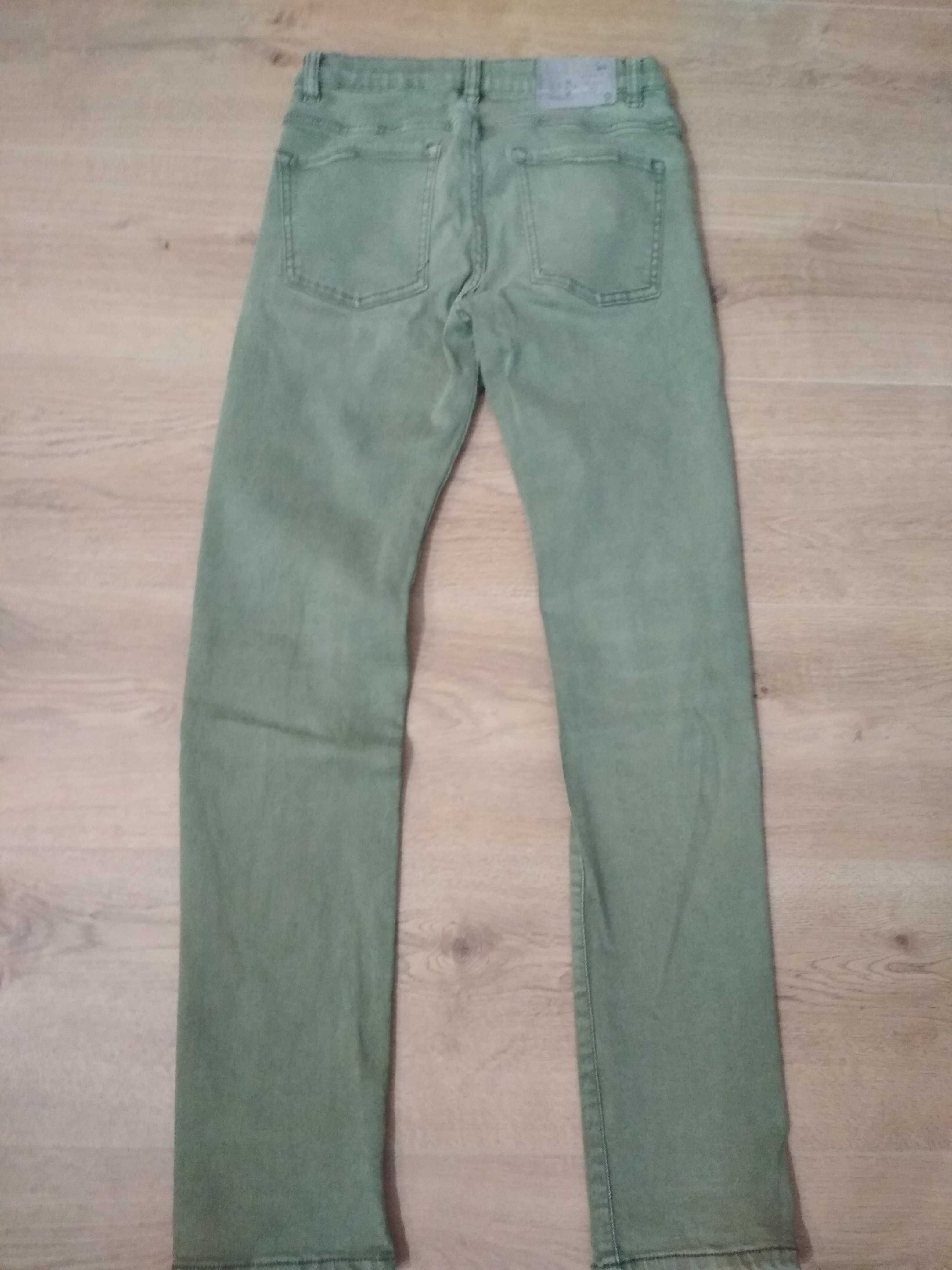 spodnie jeansy stretch rozm. 158 chłopiec