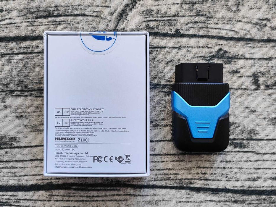 Автосканер Humzor Z100 сканер помилок OBD2