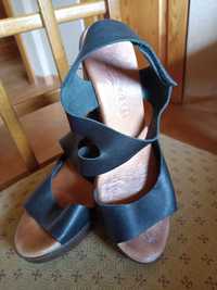 Skórzane hiszpańskie sandały damskie Eva Frutos