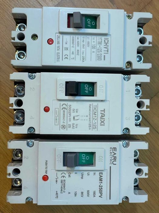 Автомат DC постійного струму 100-200А для СЕС