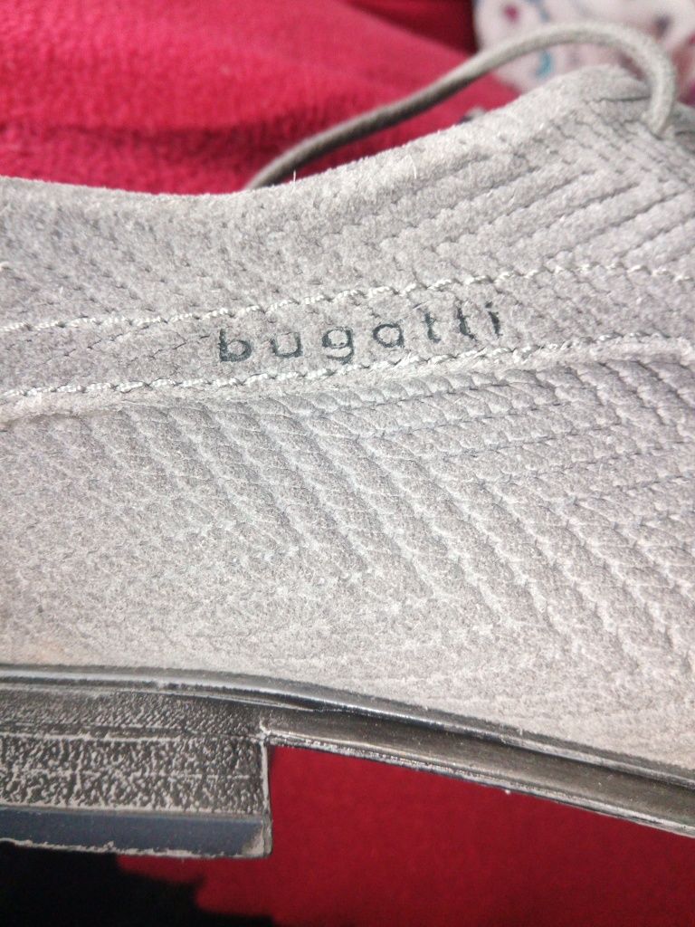 Sapatos Bugatti 40 (cinza - feitos à mão)