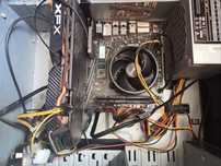 Комп'ютер комплект монітор, клава, AMD RYZEN 4300G,RX580 8gb,16gb озу