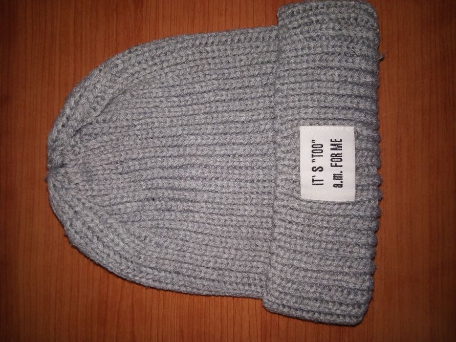 Gorro adulto, cinza "it's too AM for me"