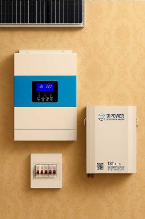 Инвертор 3кВт + батарея 2.8 кВт/ч комплект резервное питание УСТАНОВКА