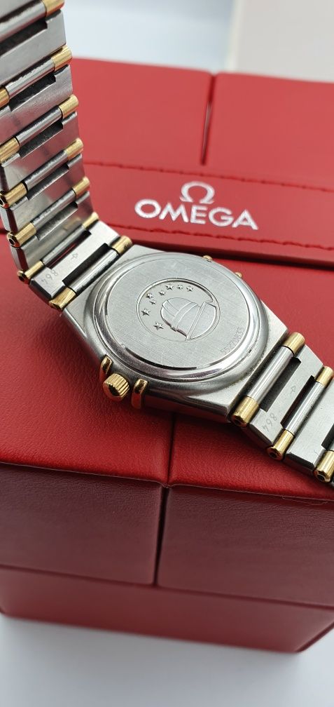 Omega Constellation Quartz Half Bar - cal. 1456 - stal + 18k złoto