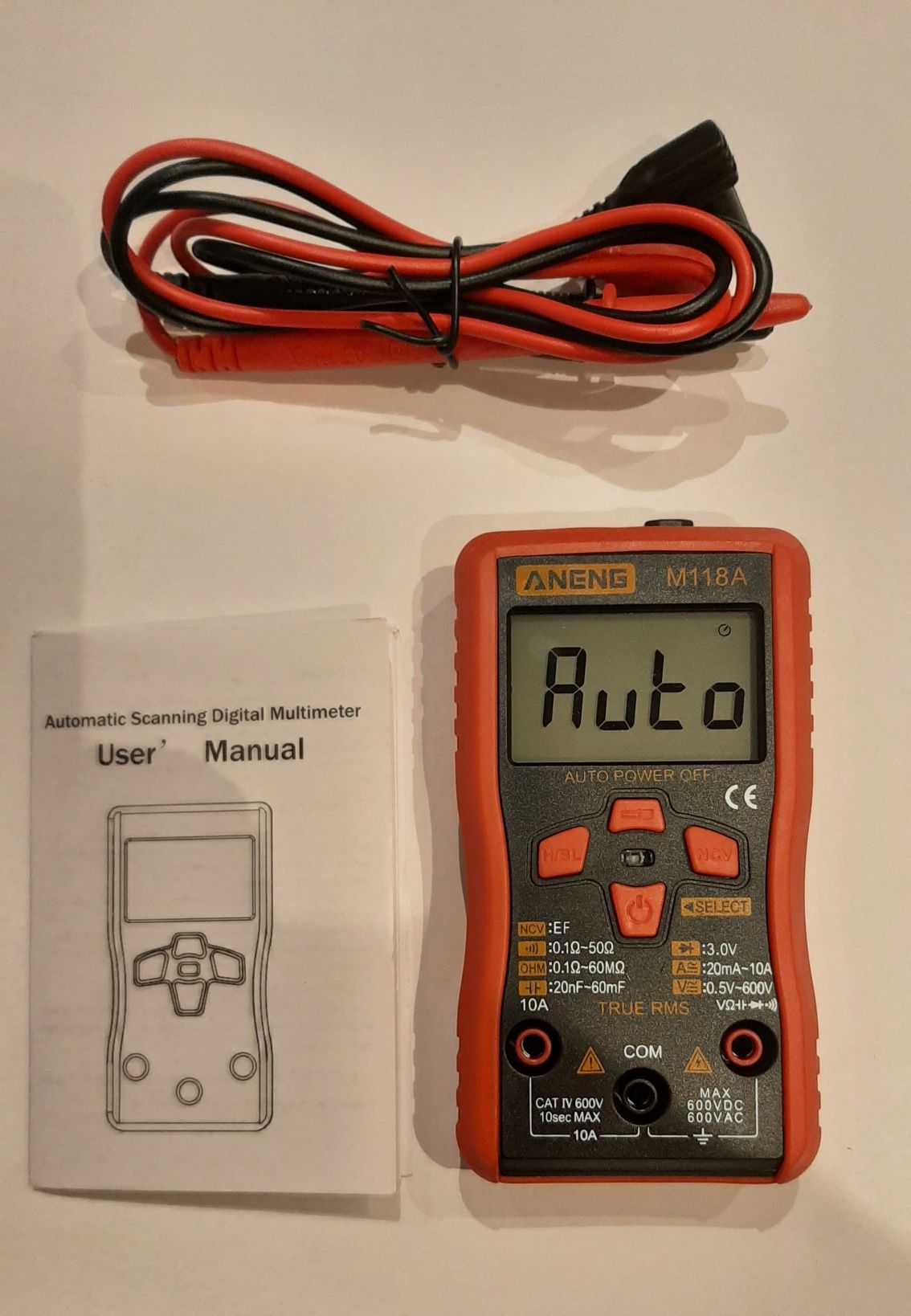 Multimetr ręczny Aneng M118A.