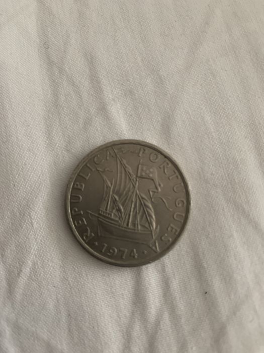 Moeda de dez escudos de 1974