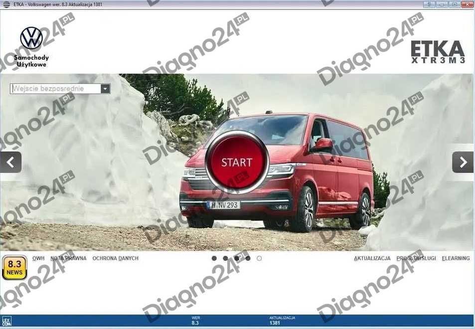 Program ETKA 8.3 Delphi Autocom VW Skoda Seat Audi KATALOG Części 2021