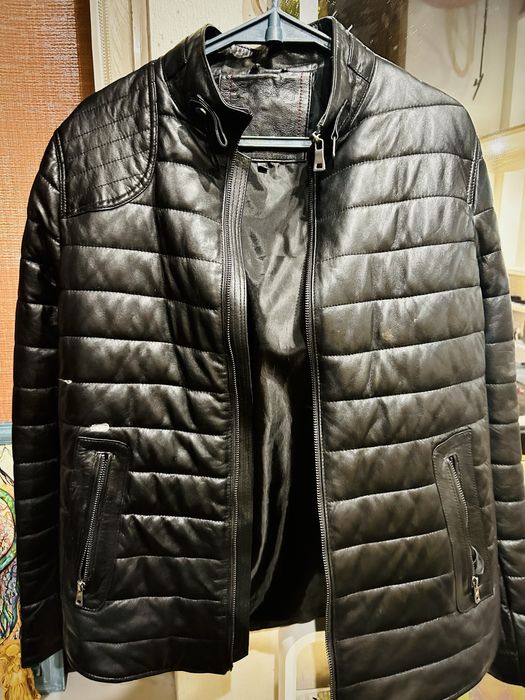 Чоловіча куртка з еко-шкіри