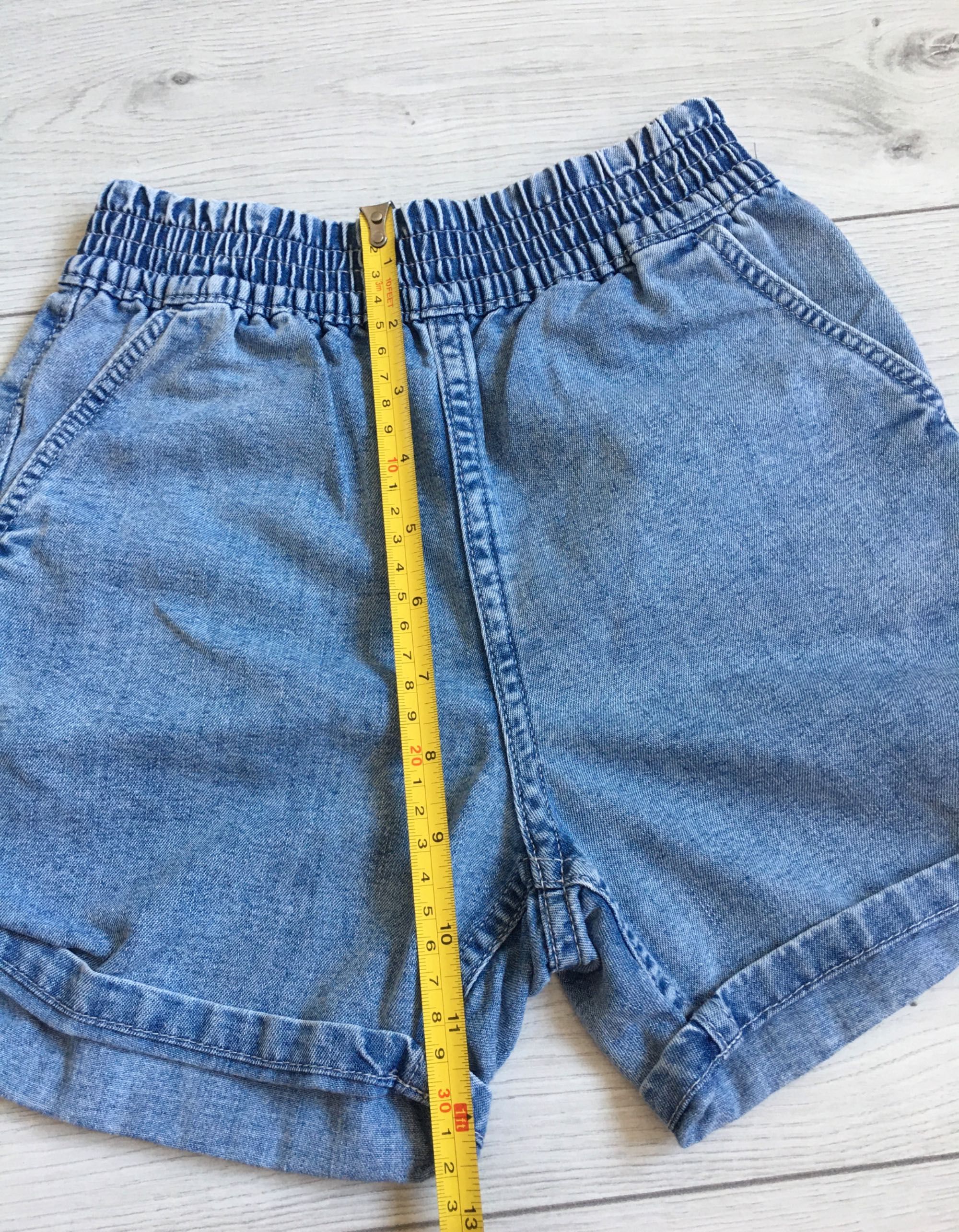 Spodenki szorty z denimu H&M r. 110, nowe bez metki