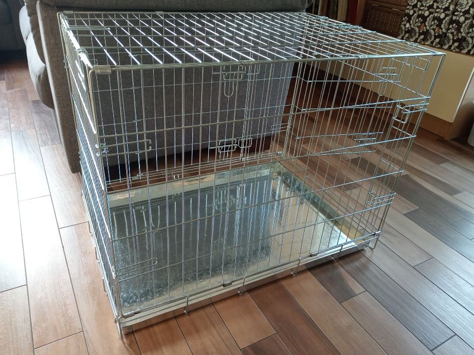 Klatka kennelowa dla psa - 78x55x60 cm