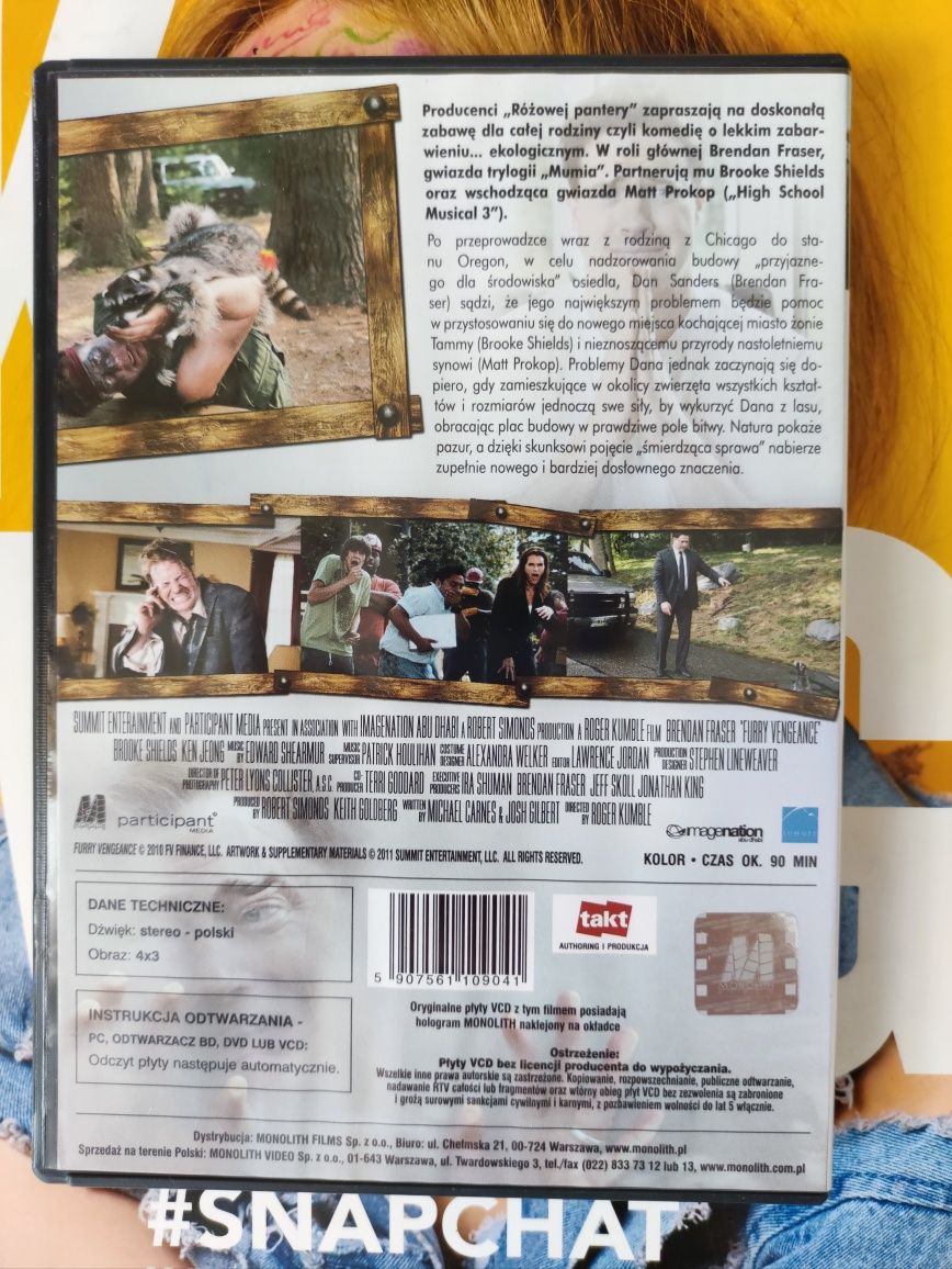 Zemsta futrzaków DVD Film 2010 rok dla kolekcjonera Familijna Komedia