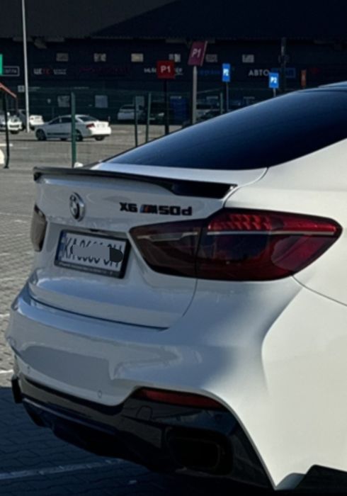 Спойлер BMW X6 F16 20014-2019. Спойлер БМВ Х6 Ф16 2014-2019