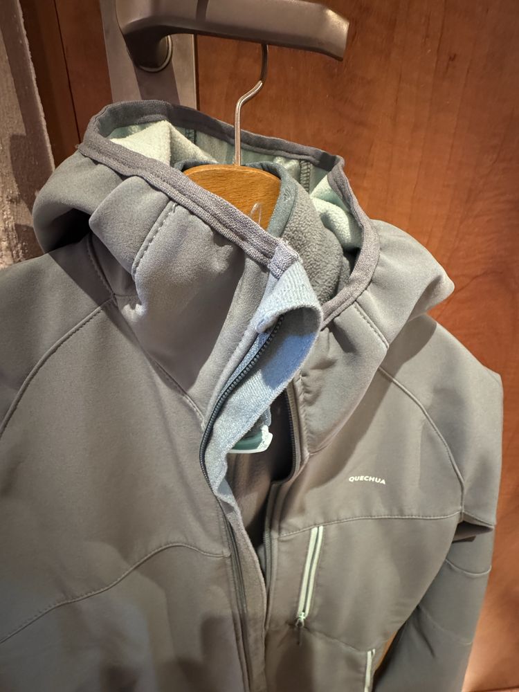 Polar plus kurtka softshell quechua jak nowe komplet