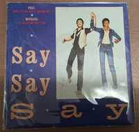 Vinil antigo Paul McCartney & Michael Jackson – Say Say Say