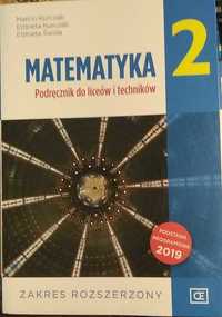 Podręcznik do szkoły średniej ,,Matematyka 2"Wyd.Pazdro poziom roz.