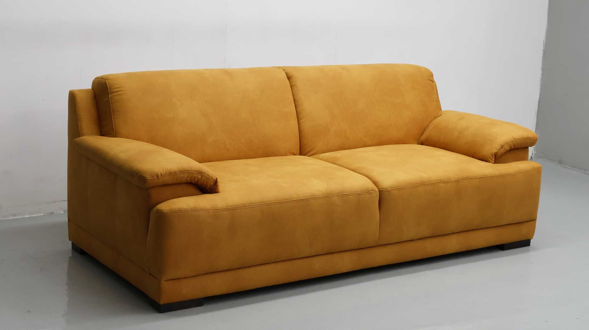 TFH nowoczesna sofa 3- osobowa KANAPA tkanina ZAMSZOWA salon