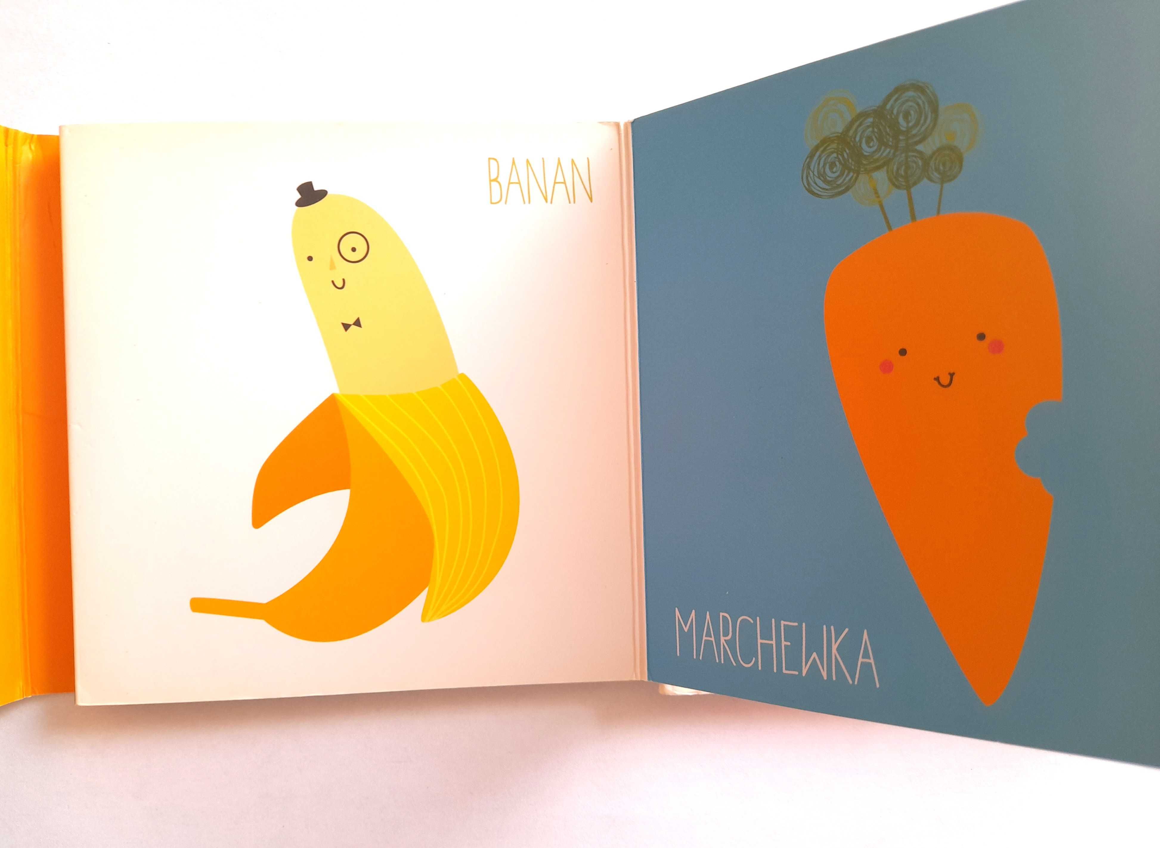 Biblioteka CzuCzu. OWOCE I WARZYWA, NA WSI (książeczki harmonijki)