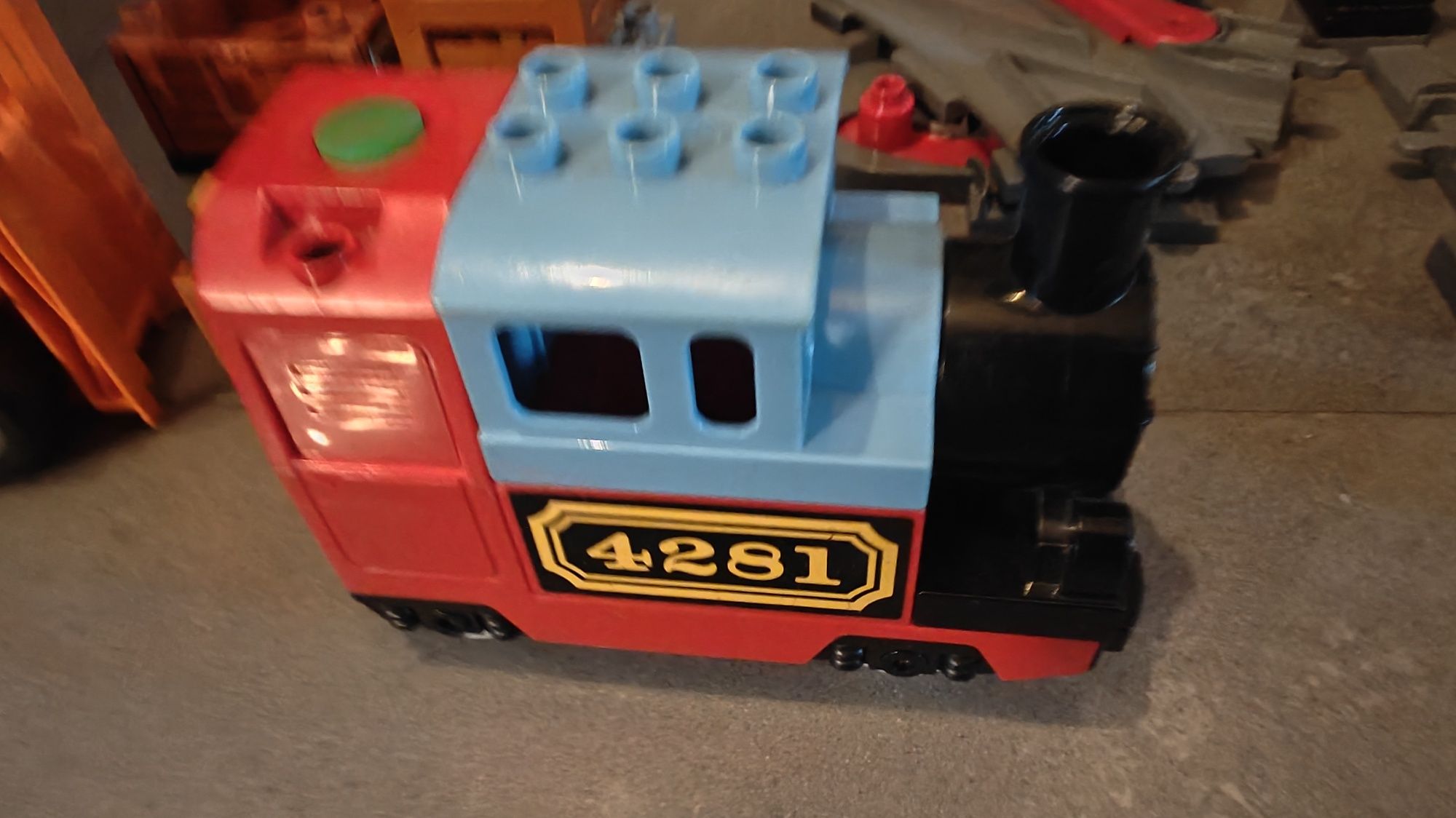Lego Duplo duży pociąg, MEGA ZESTAW torów, przejazdy