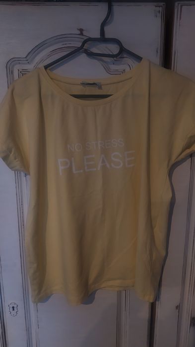 T shirt bluzka L XL szachownica