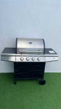 BBQ barbeque - churrasqueiro a gaz  - inox - 4 queimadores 14.4 KW