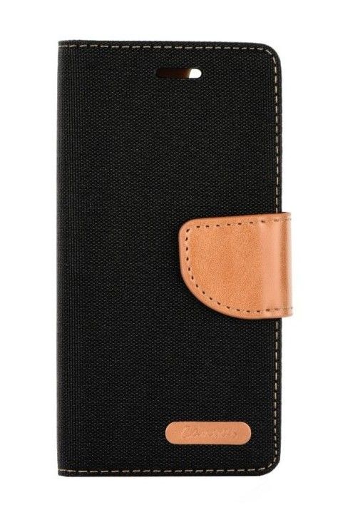 Etui Canvas Book do Iphone 12 Mini Black/Brown