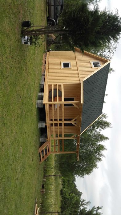 domek drewniany 5x7