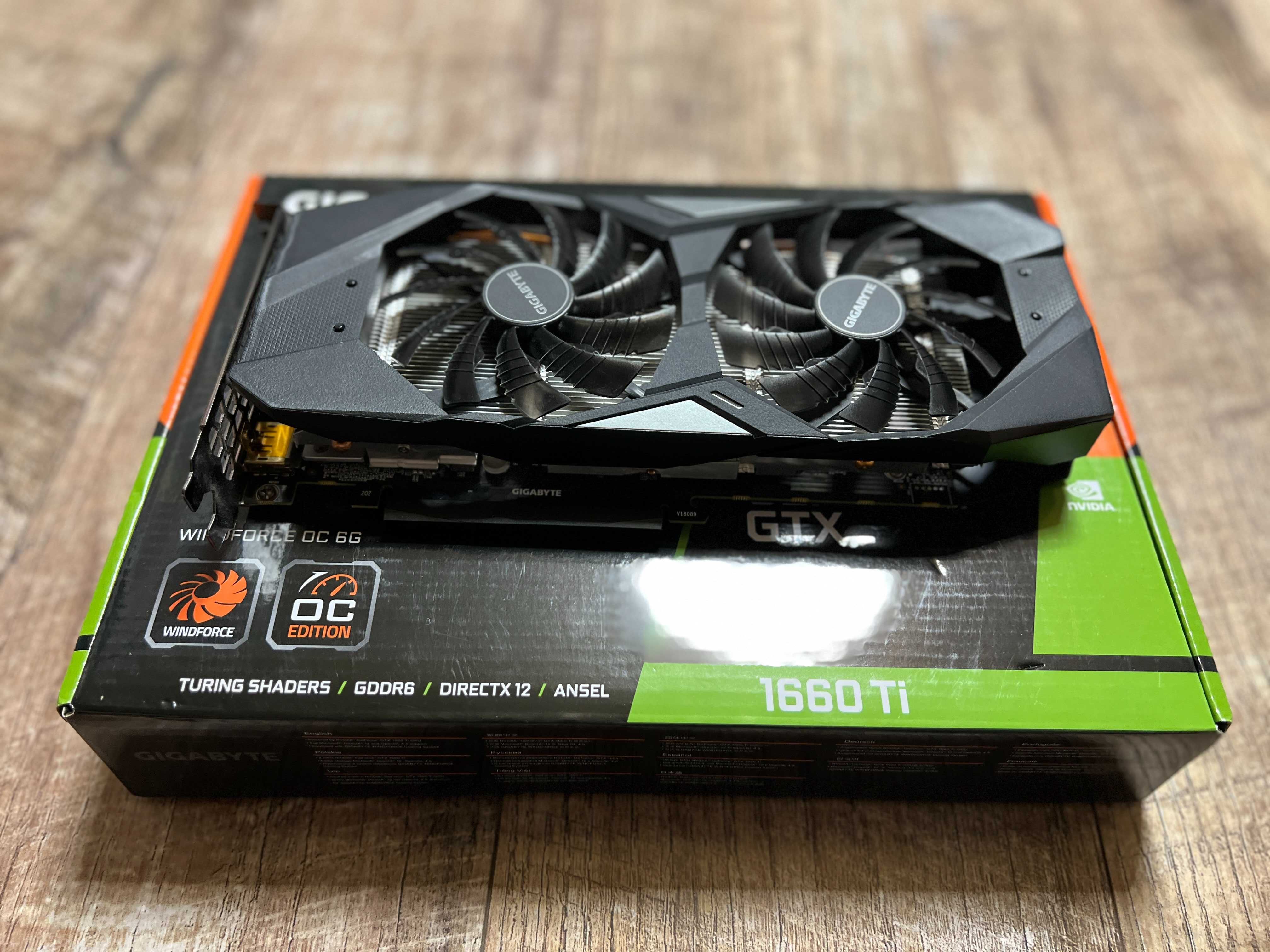 Продам відеокарту Gigabyte GeForce GTX 1660 Ti WINDFORCE OC 6G.