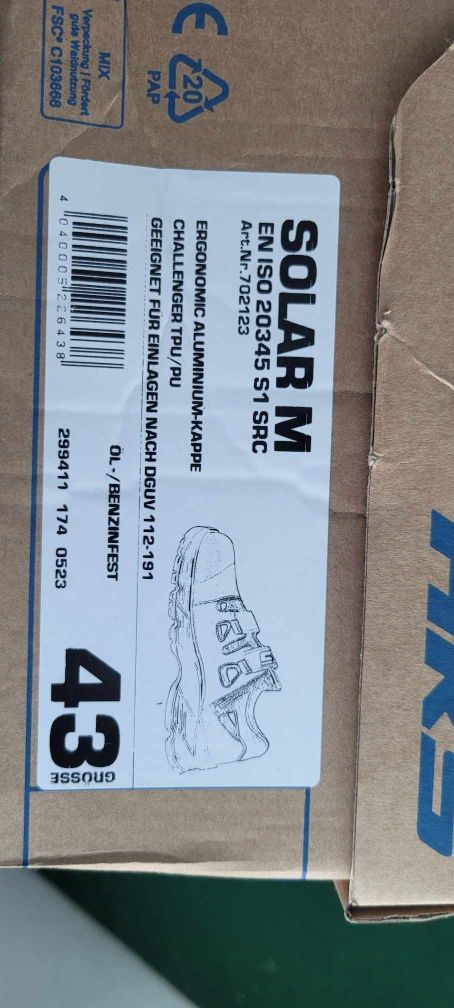 Buty ochronne/ robocze roz. 43 i 45