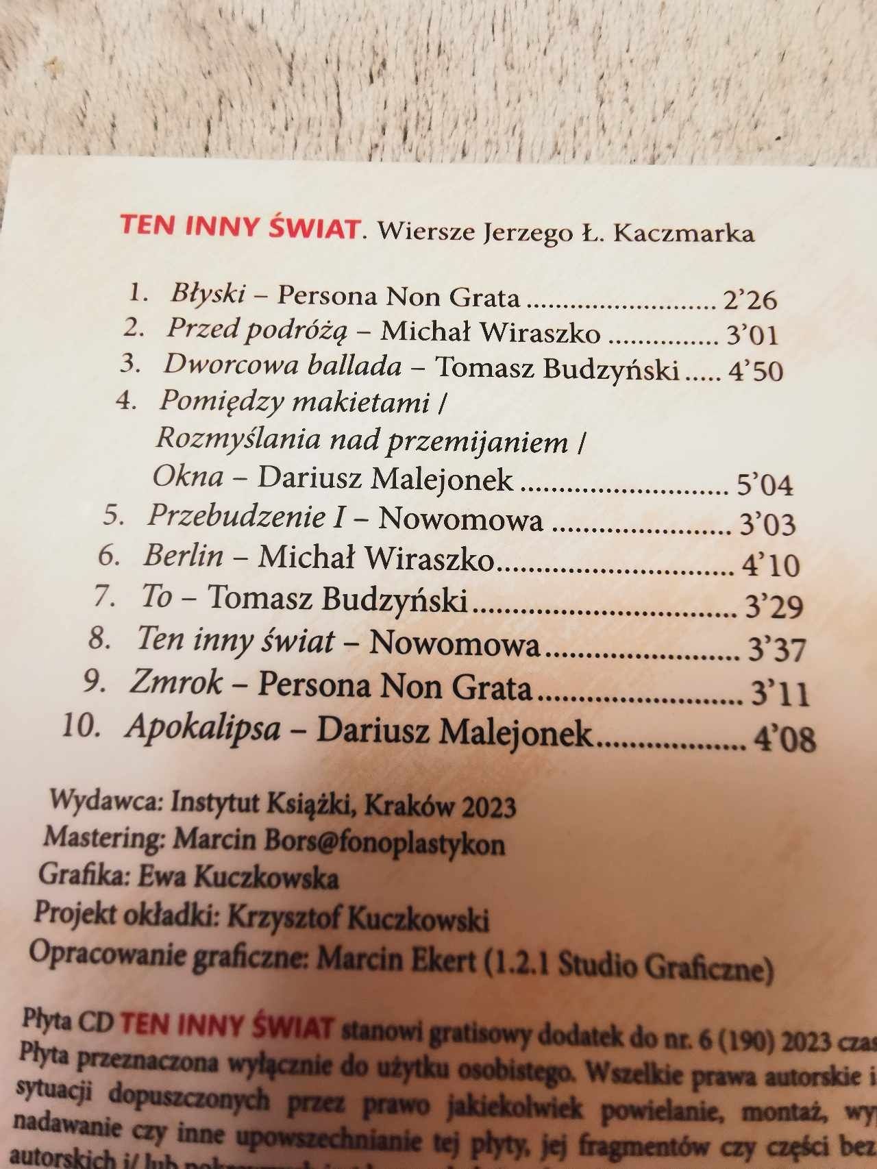 Ten Inny Świat Armia Budzyński Budzy Nowe CD