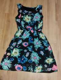 Літнє квіткове плаття, сарафанчик для худенької дівчини чи підлітка