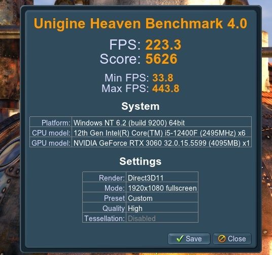 RTX 3060, i5 12400, 16GB DDR