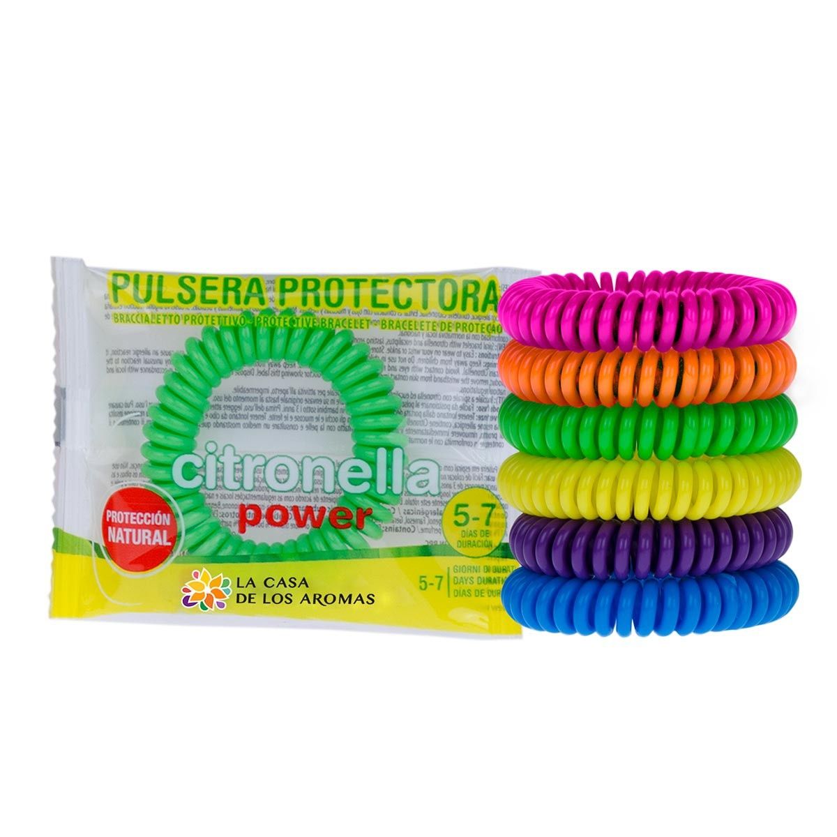 Pulseira de citronela anti mosquitos