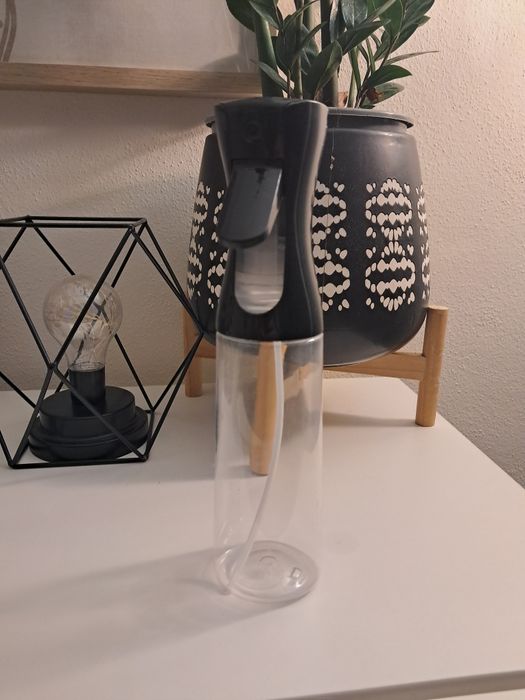 Frasco Pulverizador 300ml Preto/Transparente