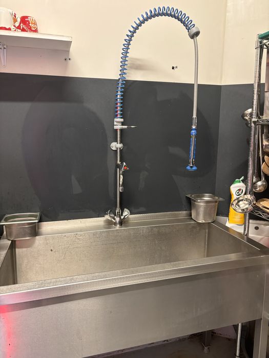 Basen, zlew gastronomiczny z baterią komplet