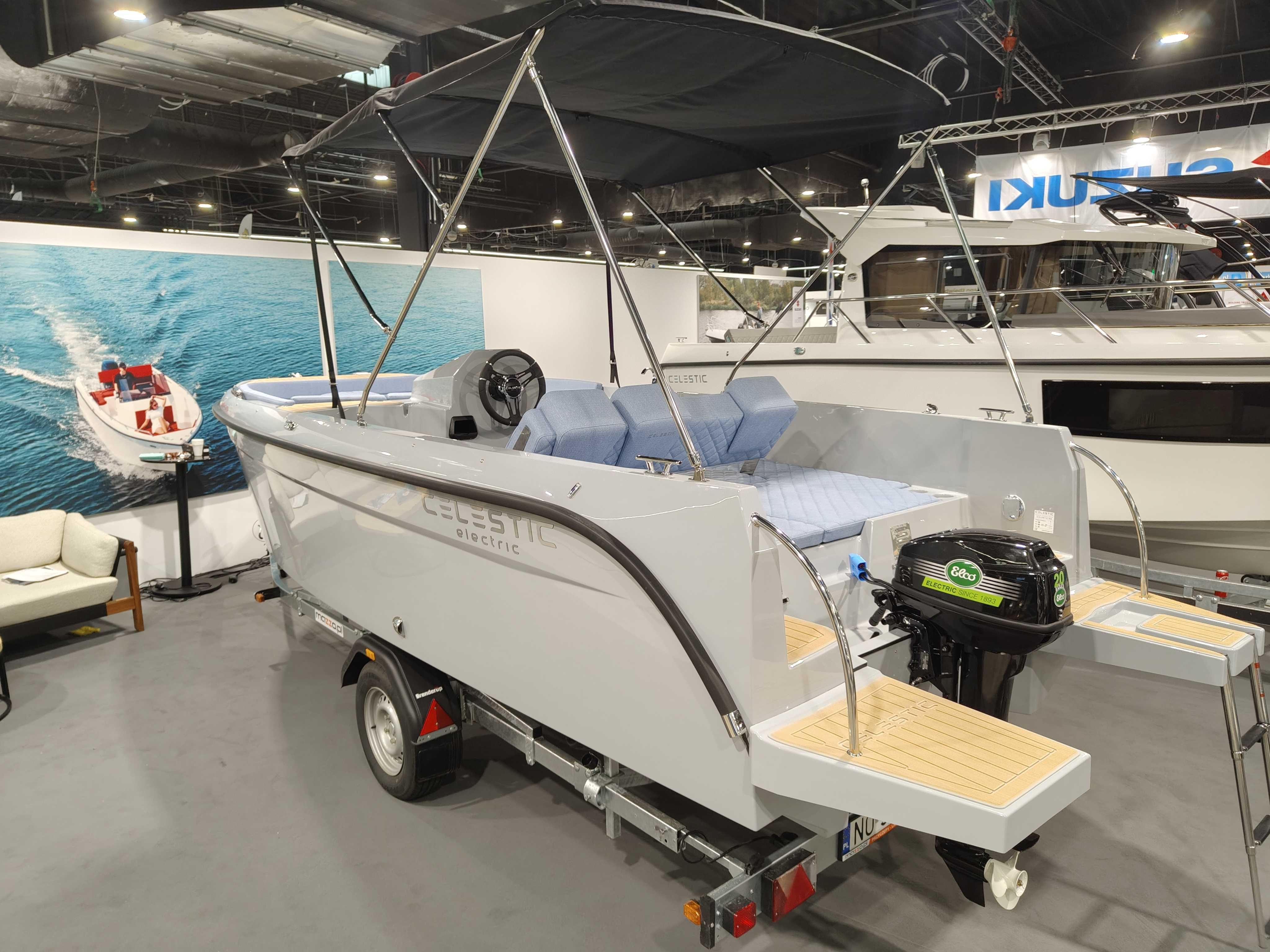 Nowa łódź motorowa elektryczna motorówka Celestic E19 Electric