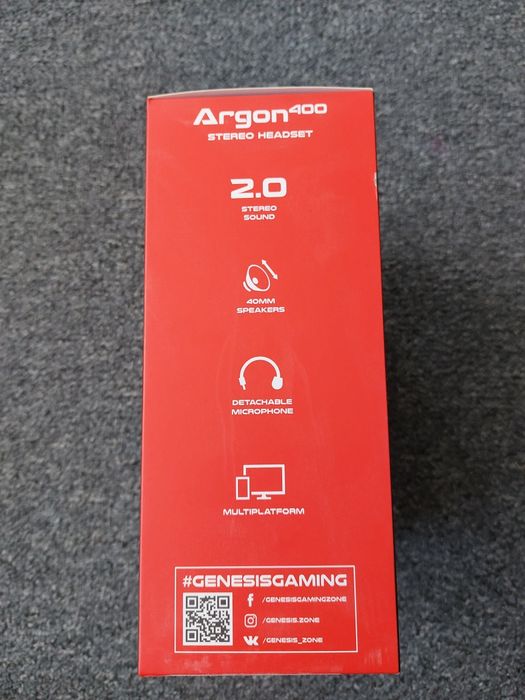 Słuchawki gamingowe Genesis Argon 400 headset microphone shooting
