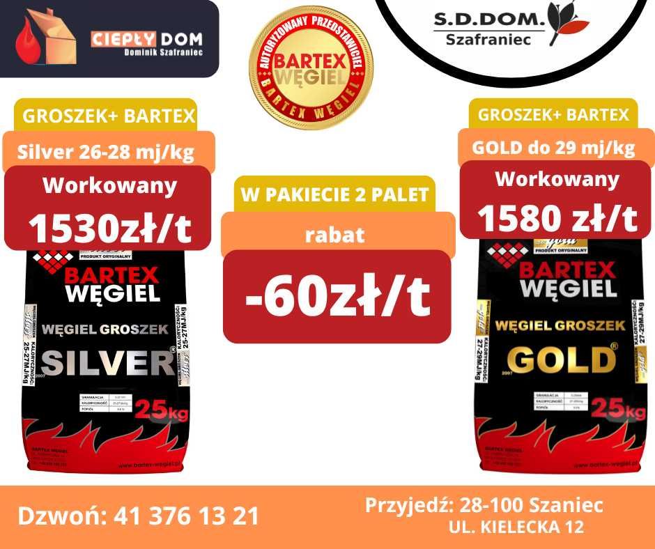 Groszek Bartex Gold i Silver, Pellet olczyk darmowa dostawa od 1t!