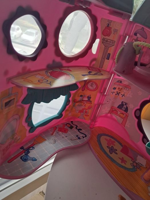 Domek siłownia Littlest Pet Shop lps zestaw