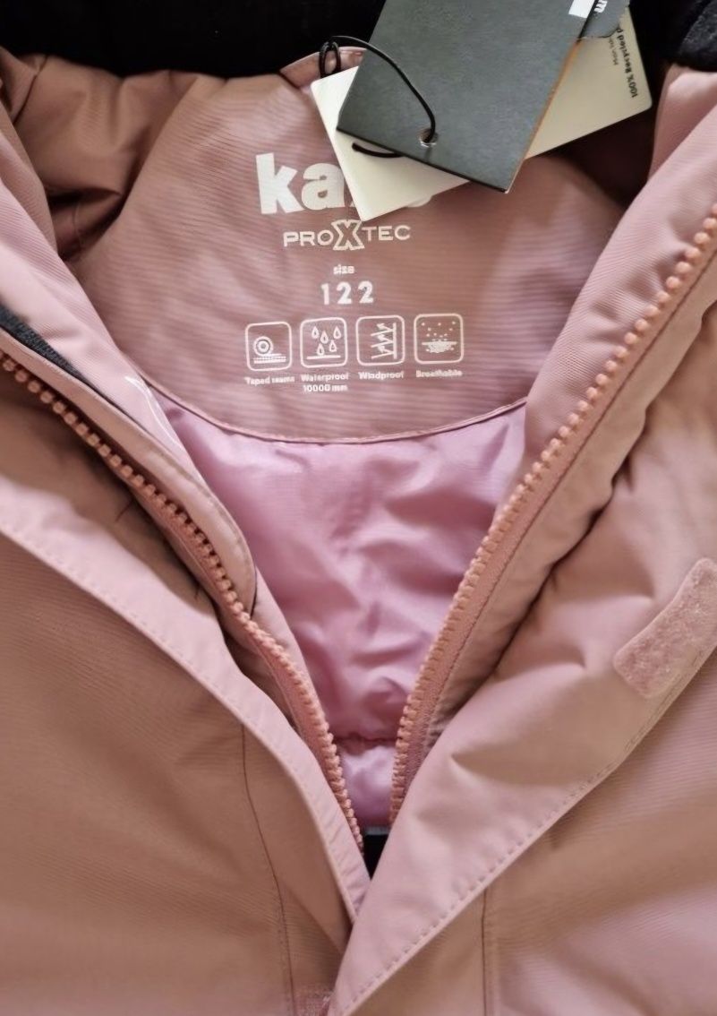 Kurtka Kaxs nowa z metką rozmiar 122. Różowa
