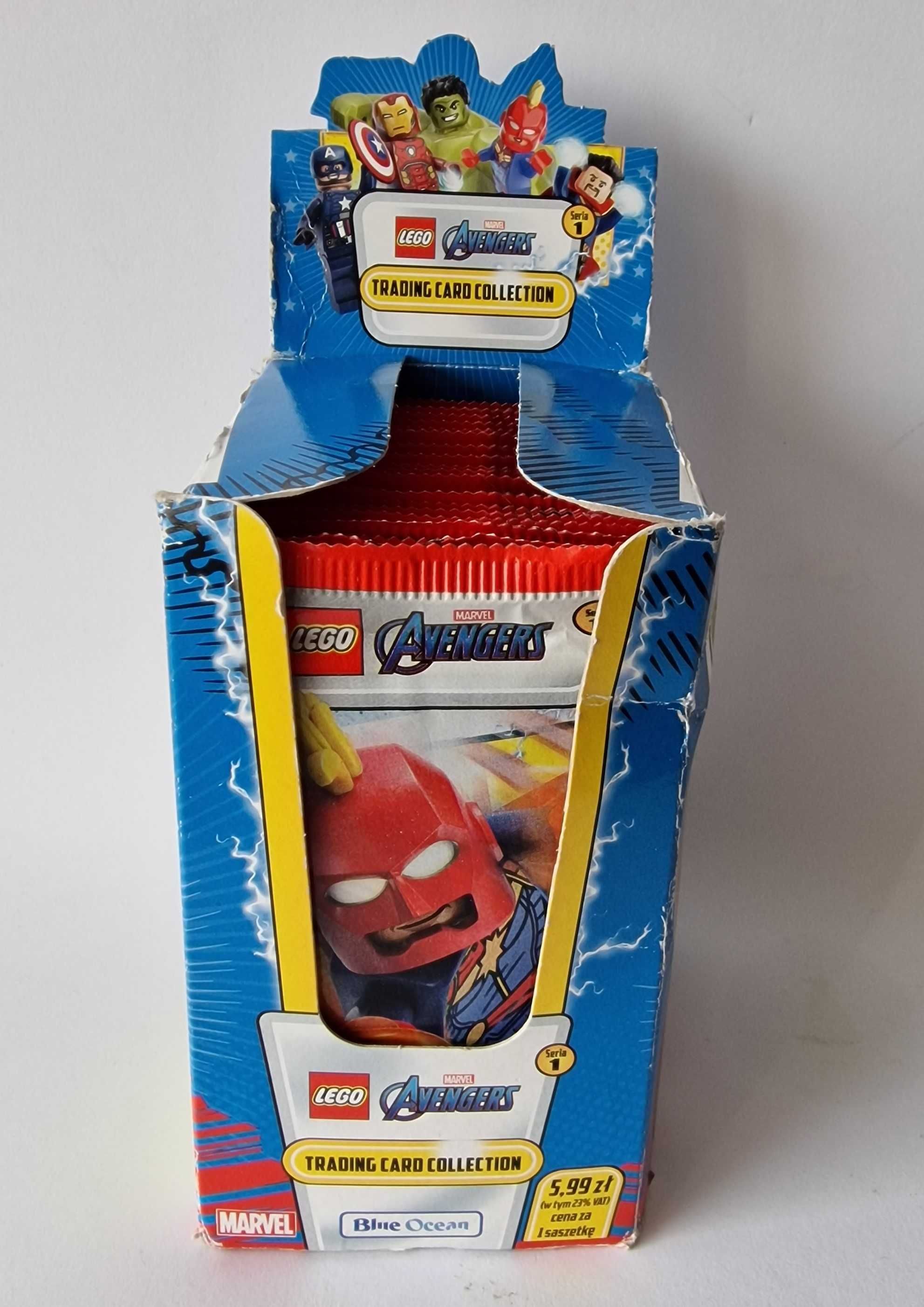 120 kart 20 saszetek  MARVEL Lego Avengers