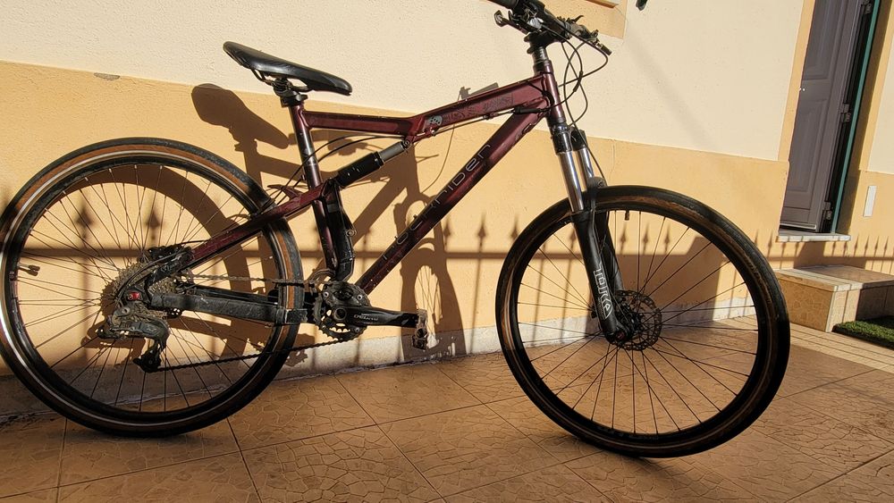 Bicicleta rockrider suspensnsao completa